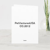 ボーダーテリアのお母さんカード カード (裏面)