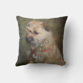 ボーダーテリアのクッション クッション (裏面)