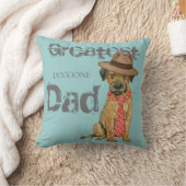 ボーダーテリアのパパ クッション (ブランケット)