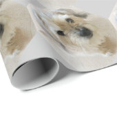 ボーダーテリアの包装紙 ラッピングペーパー (ロールコーナー)