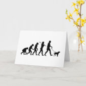 ボーダーテリア カード (黄色い花)