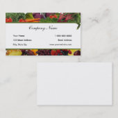 ボーダーフルーツ-野菜名刺 名刺 (正面/裏面)