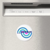 ボーダーラインのロゴマグネット上 マグネット (インサイチュ (食洗機))