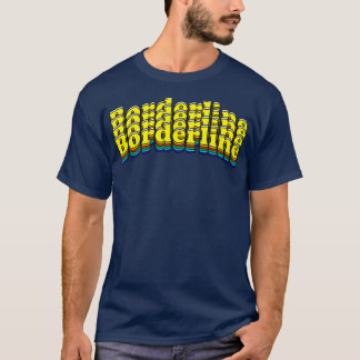 ボーダーラインヴィンテージ80sファン tシャツ