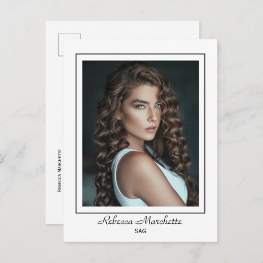 ボーダーライン俳優タレントプロモーションフォトポストカード ポストカード (正面/裏面)