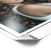 ボーダーライン俳優ヘッドショット8x10 | QRコード フォトプリント (角)