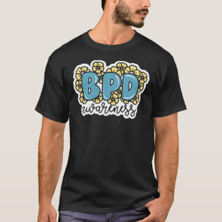 ボーダーラインbpd認識度シール tシャツ
