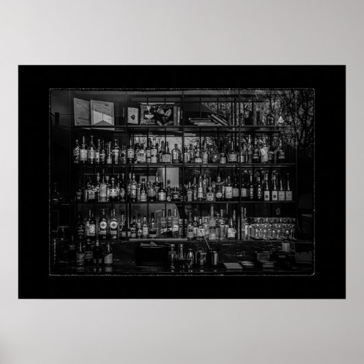 ボーダー付きの飲み物 No.2 ポスター (正面)