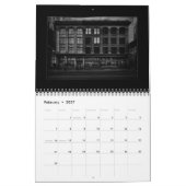 ボーダー付きエルギンビルディング No.2 カレンダー (2月 2027)