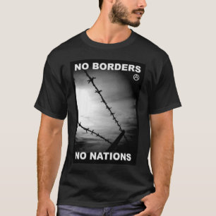 ボーダー無し国家のTシャツ無し Tシャツ