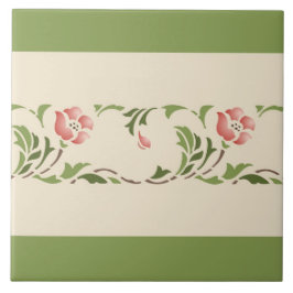 "ボーダー養育関係ヘレンは上がりました" タイル