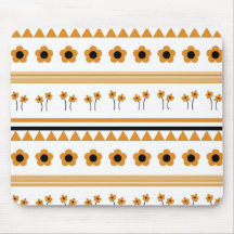 ボーダー ストライプ フラワー トライアングル ボーホー パターン