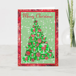 ボーダー・テリア犬種シルエット メリークリスマス カード