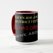 ボーダー マグカップ (正面左)