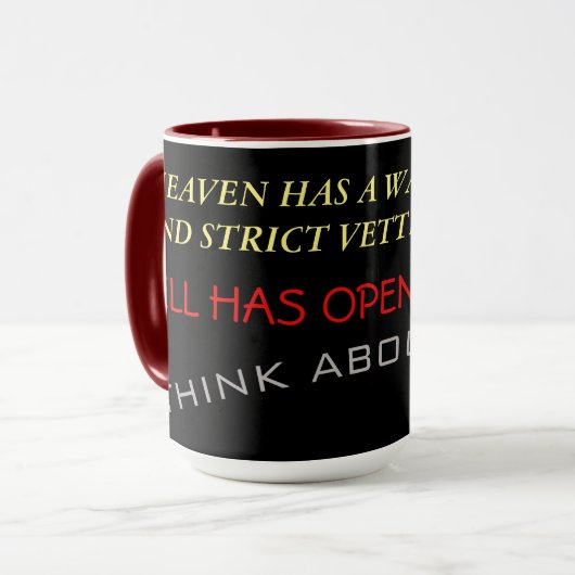 ボーダー マグカップ (正面左)