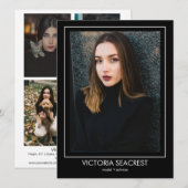 ボーダー・ライン5 アクター・モデル・タレント・コンポジション ZED カード (正面/裏面)