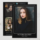 ボーダー・ライン5 アクター・モデル・タレント・コンポジション ZED カード (正面/裏面)