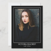 ボーダー・ライン5 アクター・モデル・タレント・コンポジション ZED カード (正面)