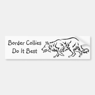 ボーダーColliesDo最も最高のなそれ バンパーステッカー