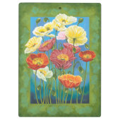 ボーダーIの花束 クリップボード (裏面)