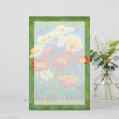 ボーダーIの花束 便箋 (スタンド正面)