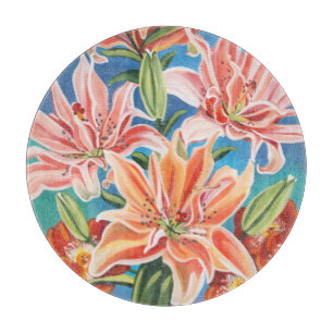 ボーダーIIの花束 カッティングボード