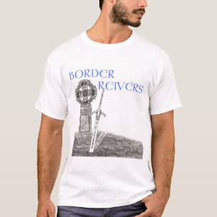 ボーダーReivers旅行のワイシャツ-白 Tシャツ