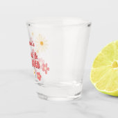 ボーッとし婚約したてグルーヴなデイジーバチェロレッテ ショットグラス (右)