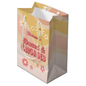 ボーッとグルーヴ婚約したィーなレトロデイジーバチェロレッテ ミディアムペーパーバッグ (正面アングル)