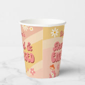 ボーッとグルーヴ婚約したィーなレトロデイジーバチェロレッテ 紙コップ (右)