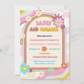 ボーッと婚約したバチェロレッテの週末の旅程 招待状 (正面)