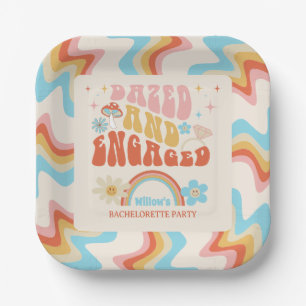 ボーッと婚約したバチェロレッテ ペーパープレート