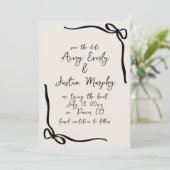 ボーッエレガントグは日付カードを保存 招待状 (スタンド正面)