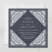 ボーックスアーツスクエア結婚式招待状 |インク 招待状 (正面)