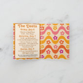 ボーッ婚約したドとレトロ70年代バチェロレッテ 招待状 (内部)