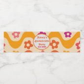 ボーッ婚約したドとレトロ70sバチェロレッテカスタム ペットボトルラベル (シングルラベル)