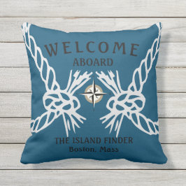 ボーツでのBlue and Whiteという海を歓迎 アウトドアクッション