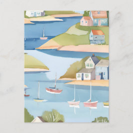 ボーツの入り江 | モダン水絵を描色 ポストカード