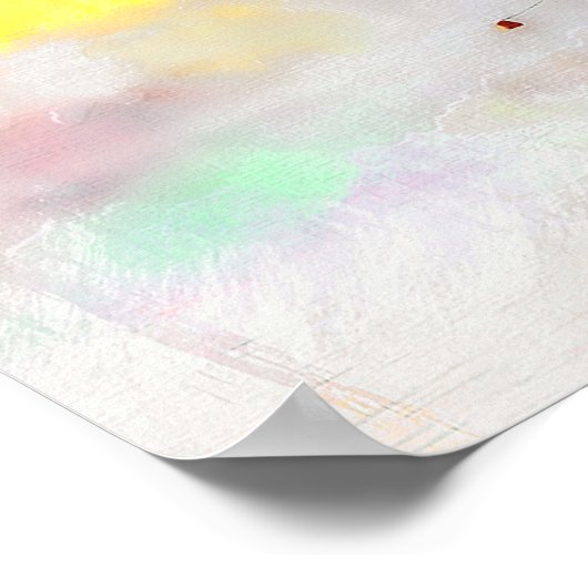 ボーツアットサンセットセレニティ祈りの言葉ポスター ポスター (角)