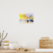 ボーツアットサンセットセレニティ祈りの言葉ポスター ポスター (キッチン)