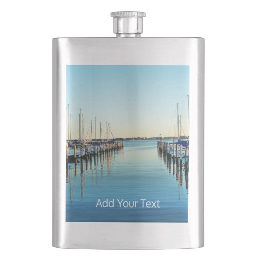 ボーツアットザマリーナバイシャーリーテイラー フラスク (正面)