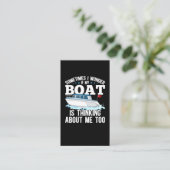 ボーテおもしろいィングキャプテンセイリングユーモア 名刺 (スタンド正面)