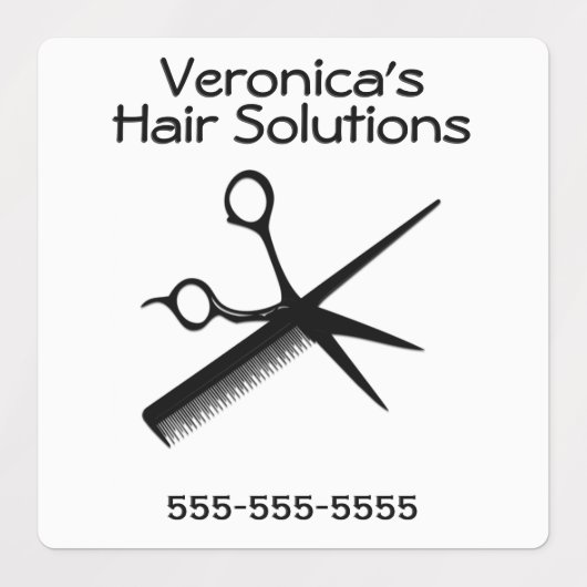 ボーティシャンデザインビジネスサロン ラベル (デザイン1)