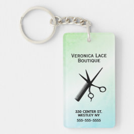 ボーティシャンデザインブルーグリーン キーホルダー