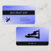 ボーティシャンデザインブルー 名刺 (正面/裏面)