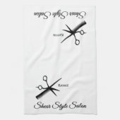 ボーティシャン名前をカスタムするタオル キッチンタオル (縦)