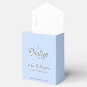 ボーティゾブルー金ゴールドクロススペインのボーイバプテスマ フェイバーボックス (オープン)