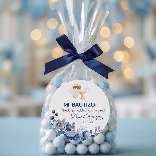 ボーティゾボーイエンジェルの洗礼は贈り物を好む ラウンドシール