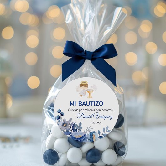 ボーティゾボーイエンジェルの洗礼は贈り物を好む ラウンドシール