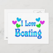 ボーティングが好き ポストカード (正面/裏面)